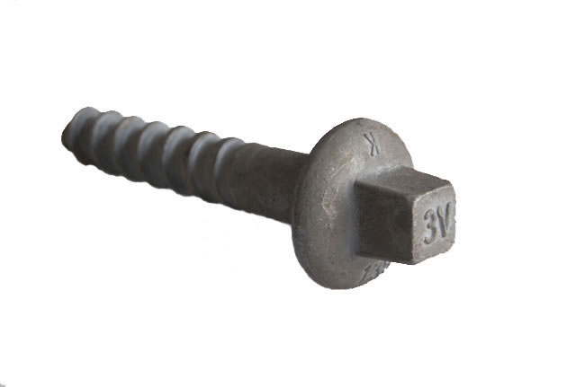 3V type railway screw spike