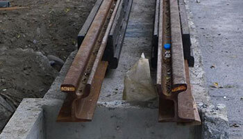 Grooved rail
