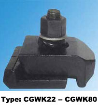 CGWK80 crane rail clamp