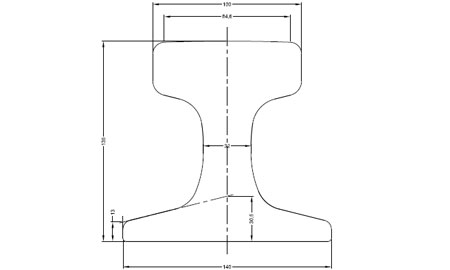 CR-73KG crane rail