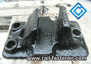 Chairs in railway track