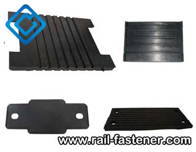 Discontinuous crane rail pads