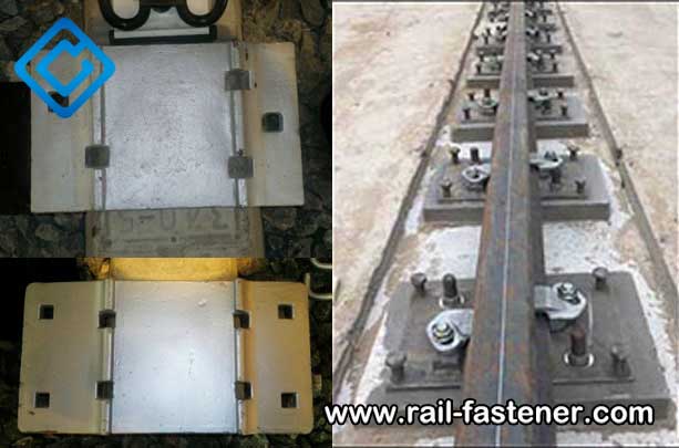 Discontinuous steel sole plate