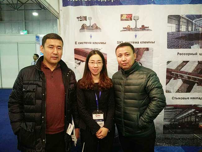 photo with potential clients