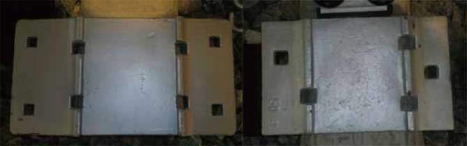 rail tie plate by rolling