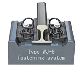 WJ-8 rail fastening
