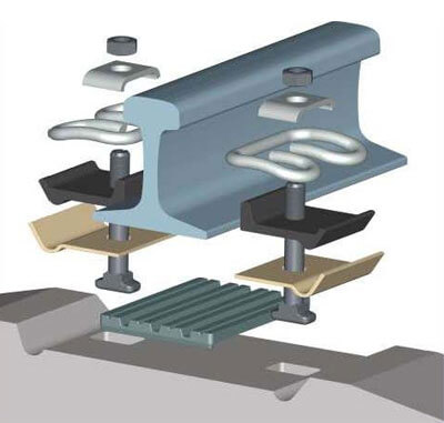 ZhBR-65 railway fastener system