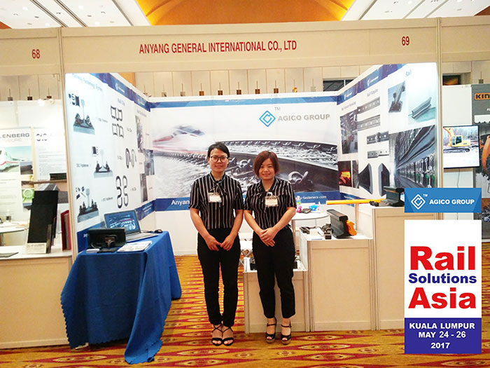 ASAN rail stand at Rail Solution Asia 2017