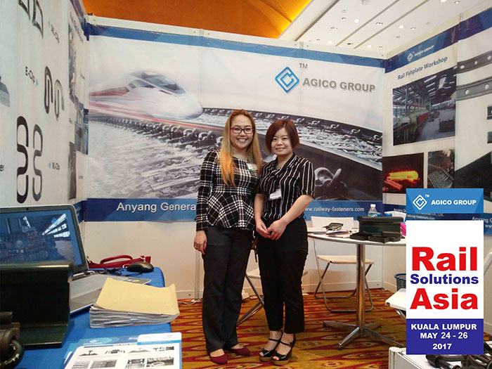 clients visit ASAN rail stand