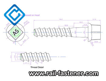 coachscrew design details