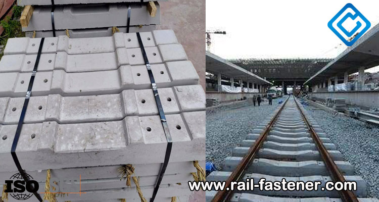 Concrete railroad ties