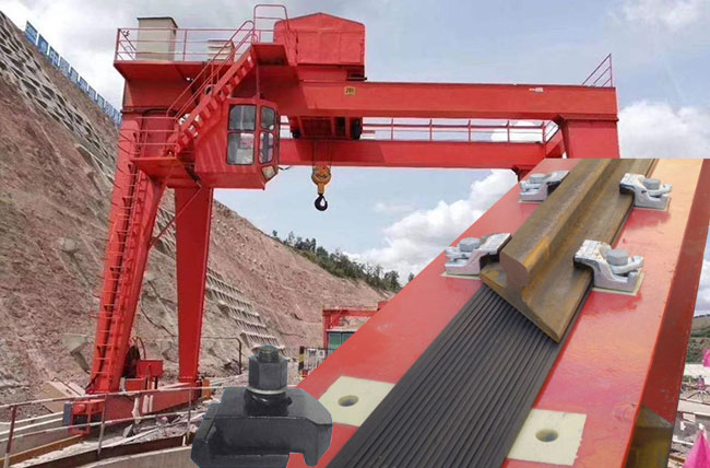 Crane rail and crane rail fastening system