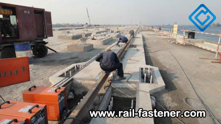 crane rail installations