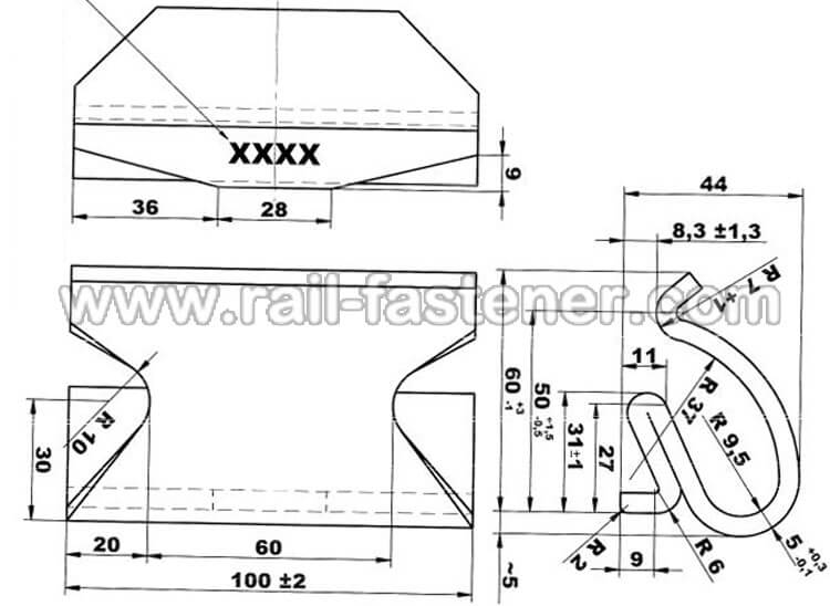Design of Heyback Spring Clip 