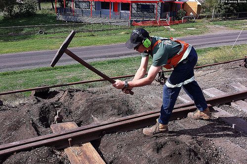 fix railroad spike