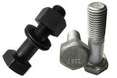 High Strength Bolt Commonly Used in Railroad, Cranes and Bridges---ASTM A325 Bolts