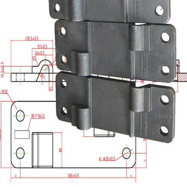 hole punching of railroad tie plates