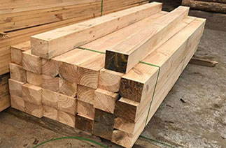 Pine sleepers