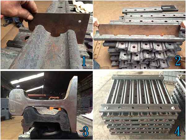 quality examination for AREMA standard railway joints