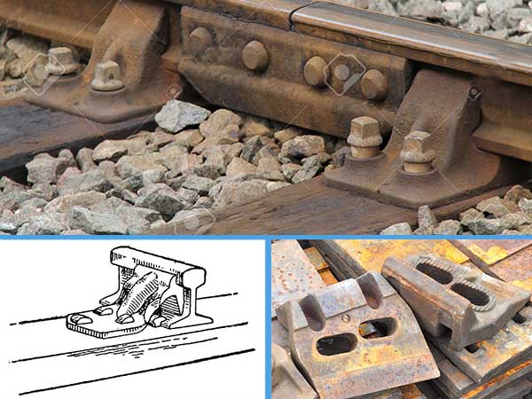 rail brace for railroad