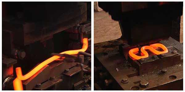 railway clip forging process