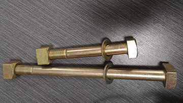 Rail frog bolts