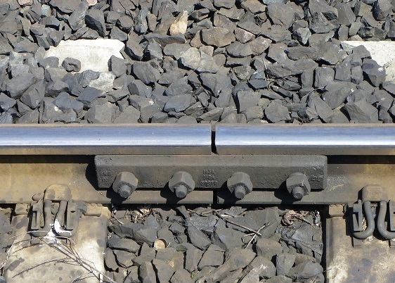 railway fishplate in heavy rail