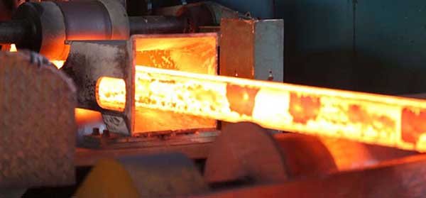 steel rail heating shaping process