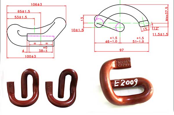 drawing samples of elastic railway clips