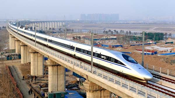 high speed railway transportation for passengers