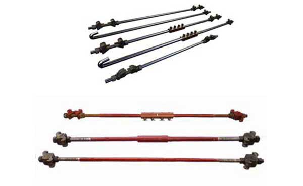 ordinary rail gauge rods and insulated rail gauge rods
