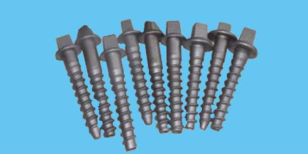 railway sleeper screw for railway fastening products